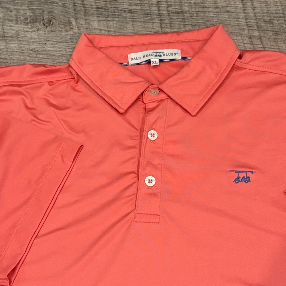 Bald Head Blues Coral Polo Shirt